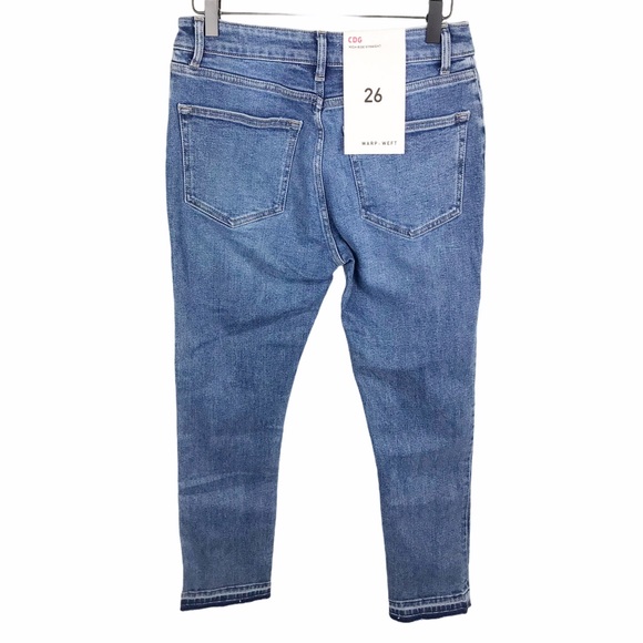 Warp + Weft CDG Paris High-Rise Straight Jeans NWT - Picture 3 of 16